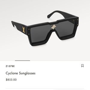 Louis Vuitton cyclone sunglasses Z1578E
